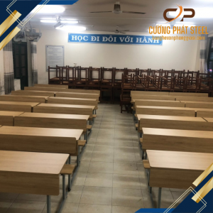 Bàn học sinh - ghế không có điểm tựa