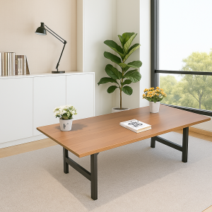 Bàn Bệt Gấp Gọn UH Có Chốt Khóa An Toàn, Khung Sắt Chắc Chắn, Bàn Học Ngồi Bệt MDF - Kích Thước 50x80