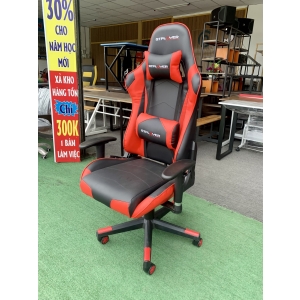 Ghế Gaming GTP đen pha đỏ