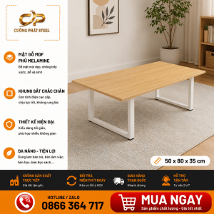 Bàn Bệt Gấp Gọn 50X80 Khung Sắt , Bàn Học Ngồi Bệt MDF 17mm Chắc Chắn