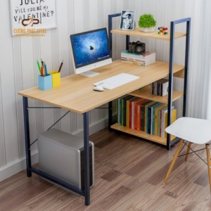 Bàn làm việc liền kệ 3 tầng , bàn học , để máy vi tính,bàn văn phòng có kệ 3 tầng