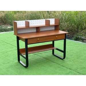 BÀN HỌC CÓ KỆ GIÁ SÁCH MDF – BKGKS120